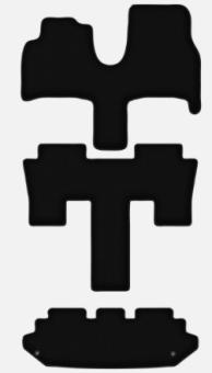 Fußmattensatz 3-teilig 