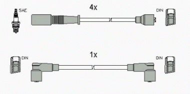 Zündkabelsatz 7732522 