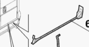 Profilgummi Türdichtung Hecktür rechts 1340461080 