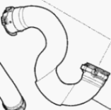 Ladedruckschlauch Rohr, 1440201480 