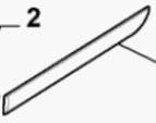 Zierleiste, Rammschutzleiste hinten links 