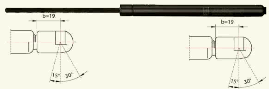 Heckklappendämpfer Gasfeder für Heckklappe 46835404 