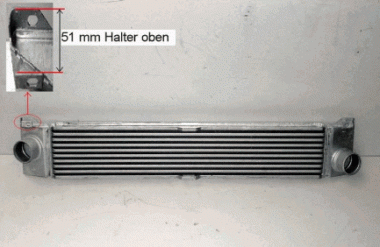 Ladeluftkühler 51mm Abstand 1347700080 