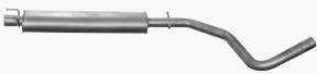 Mittelschalldämpfer ohne Katalysator 46824687 
