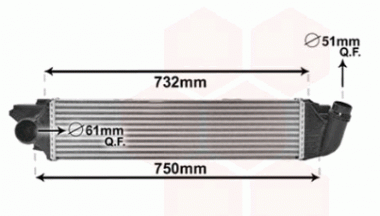 Ladeluftkühler 6000618095 