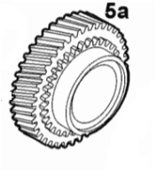 Zahnrad, Getriebezahnrad 5. Gang 38/35 Zähne 6000100039 