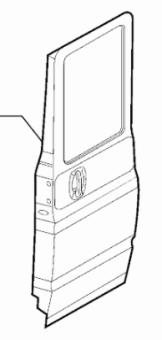 Hintertür, Tür hinten rechts 