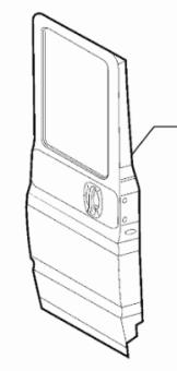 Hintertür, Tür hinten links 46863534 