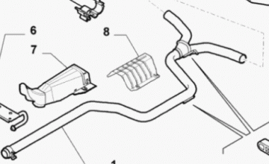 Mittelschalldämpfer 