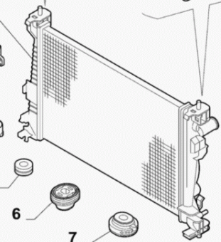 Kühler Motorkühler 50526637 