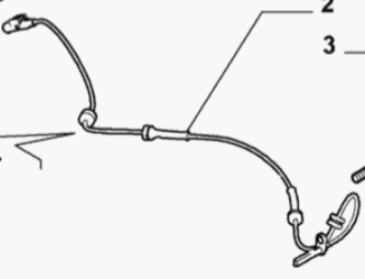 ABS-Sensor hinten links 