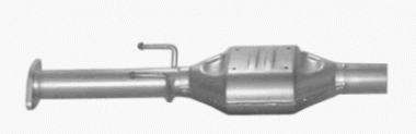 Katalysator hinten 