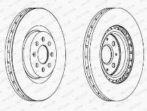 Bremsscheiben-Satz vorn 51822457 