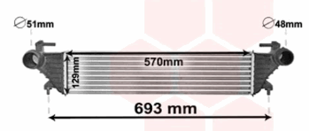 Ladeluftkühler 51887954 