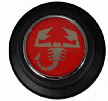 Fiat 500 Abarth Radnabendeckel ROT 