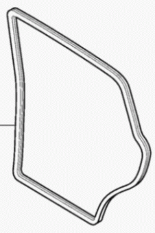 Profilgummi Hintertür rechts 52062221 