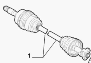 Antriebswelle links Austausch 51934093 