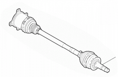 Antriebswelle links Austausch 