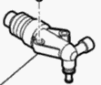 Kupplungsnehmerzylinder am Getriebe 
