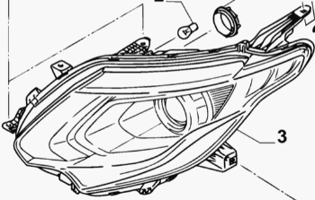 Scheinwerfer links Xenon 