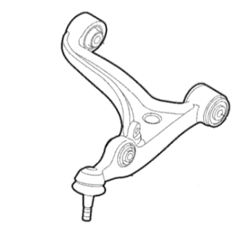 Querlenker Schwingarm vorn links unten 6000612419 