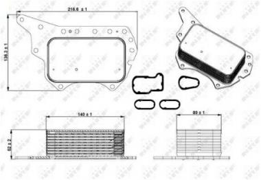 Ölkühler, 6000616620, 152081926R 