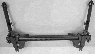 Hinterachse, Hinterachskörper 6000617072, 93458081, 555016630R 