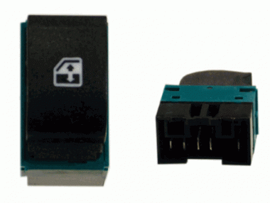 Schalter, Bedienelement elektrischer Fensterheber links 
