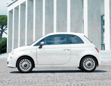 Fiat 500 Leichtmetallfelgen Satz 15" 