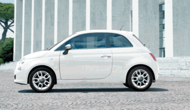 Fiat 500 Leichtmetallfelgen Satz 15" 5-Doppelspeichen 