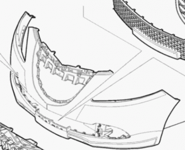 Stoßstange vorn lackierbar *OE-Ersatzteil* 