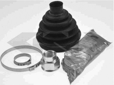 Achsmanschetten-Satz radseitig 