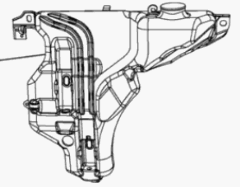 Waschwasserbehälter, Wasserkasten K68041379AA 