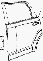 Tür hinten links K68067473AF 