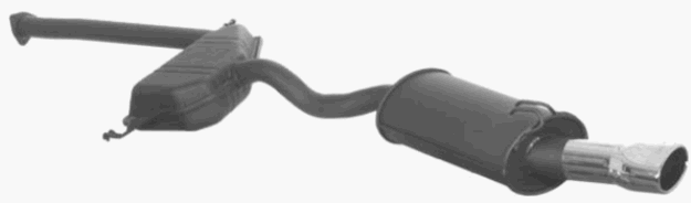 IMASAF-SPORT Vor und Endschalldämpfer 