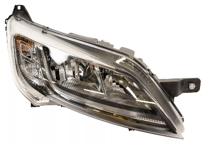 Scheinwerfer silber, ohne LED rechts H7/WY21W/W21/5W 