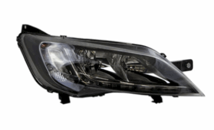 Scheinwerfer schwarz, LED rechts H7/WY21W/LED 