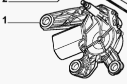 Wischermotor hinten 1484603080 