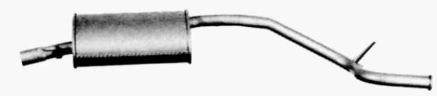 Endschalldämpfer 7550388 