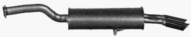 Endschalldämpfer/Nachschalldämpfer 82463097 