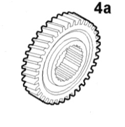 Zahnrad, Getriebezahnrad 4. Gang 38/37 Zähne 6000100030 