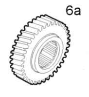 Zahnrad, Getriebezahnrad 6. Gang 36/47 Zähne 6000100035 