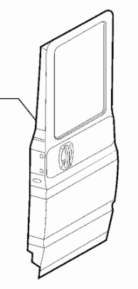 Hintertür, Tür hinten rechts 