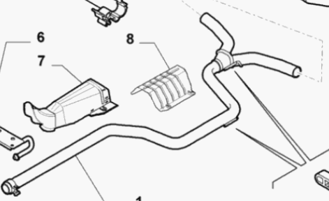 Mittelschalldämpfer 