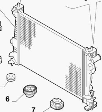 Kühler Motorkühler 50526637 