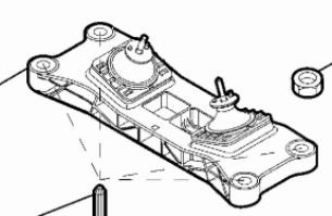 Motorlager Getriebelager hinten 50548264 