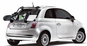 Fiat 500 Snowboardträgeraufsatz 