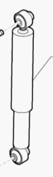 Stoßdämpfer hinten links oder rechts 51819223 
