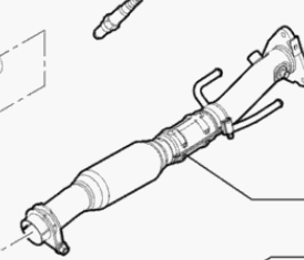 Hosenrohr mit Flexrohr 51823589 