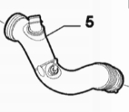 Schlauch, Ansaugschlauch, Muffe Luftfilter 